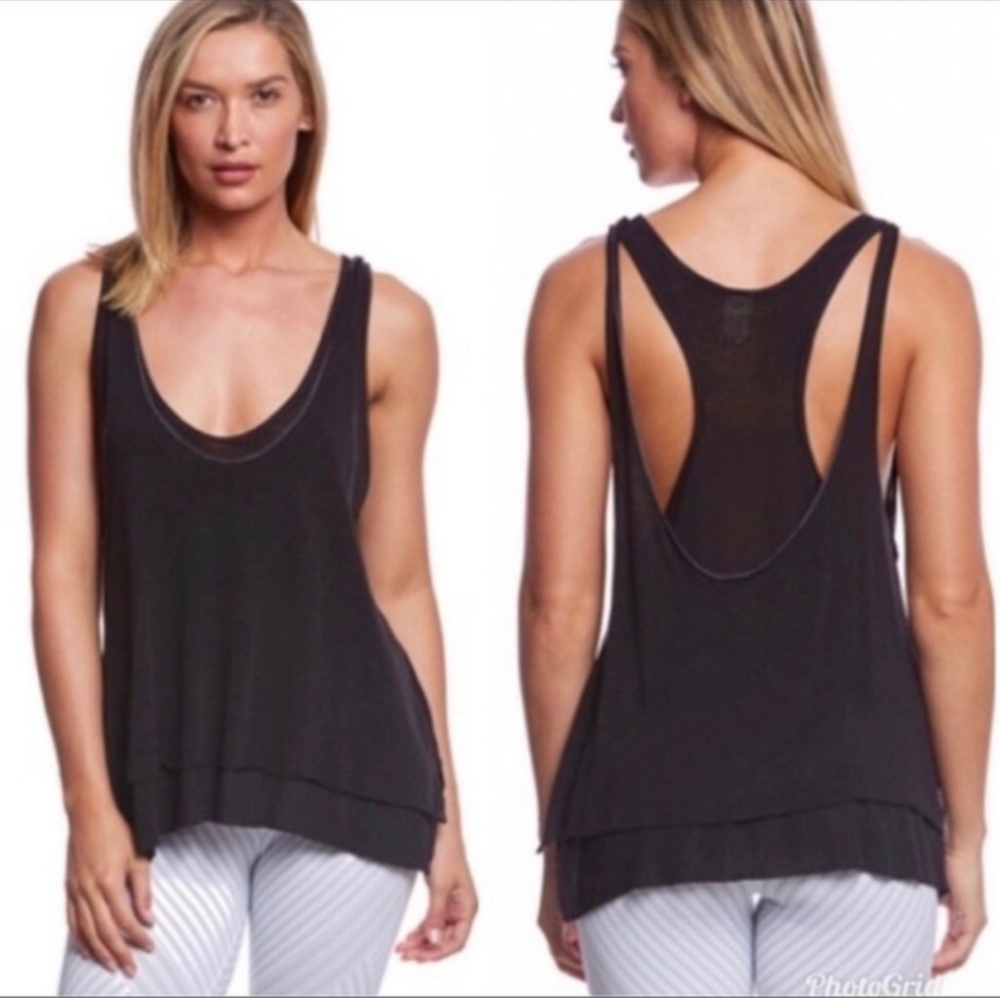 Free People Karmen Tank Black Large NWT